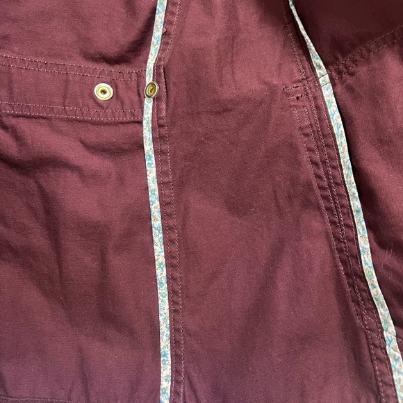 J. Crew burgundy Utility Jacket S - Picture 8 of 9